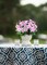 Artificial Impatiens Bouquet Faux ​Impatiens Bushes Pink ​for Patio Lawn Garden 3.94"D x 7.87"W x 15.75"H